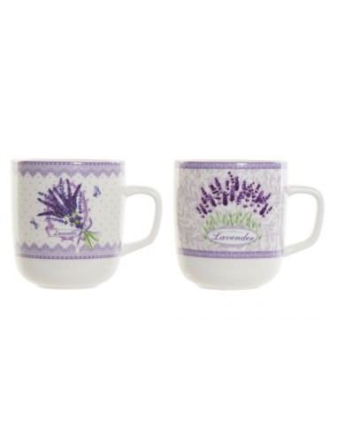 TAZA 380ML 12X8.5X10CM LAVANDA 2 SURT.