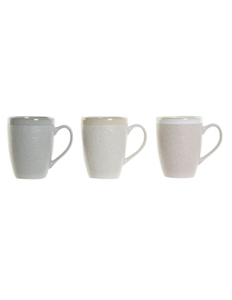 TAZA 420ML 12X8.5X10.5CM MATE 3 SURT.