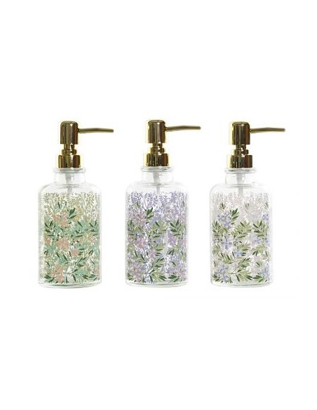 DOSIFICADOR CRISTAL 7,5X7,5X20 390 ML, 3 SURT.