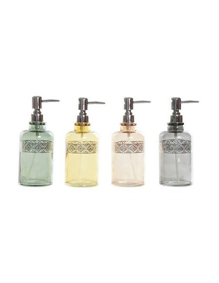 DOSIFICADOR CRISTAL ABS 7,5X7,5X20 400ML 4 SURT.