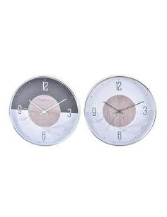 RELOJ 30X4X30CM PVC 2 SURT.