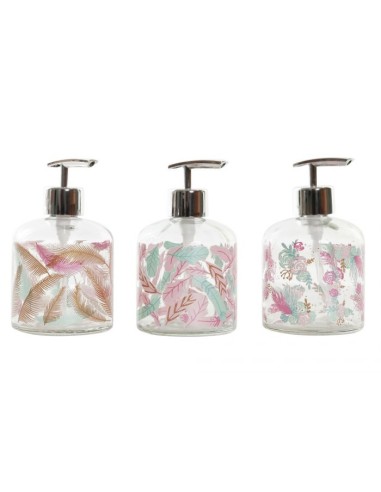 DOSIFICADOR CRISTAL ABS 10X8X14 350ML 3 SURT.