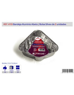 BANDEJA ALUMINO ABETO L.2