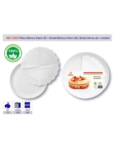 L/1 PLATO BL.+ RODAL DIAM. 35 BL.