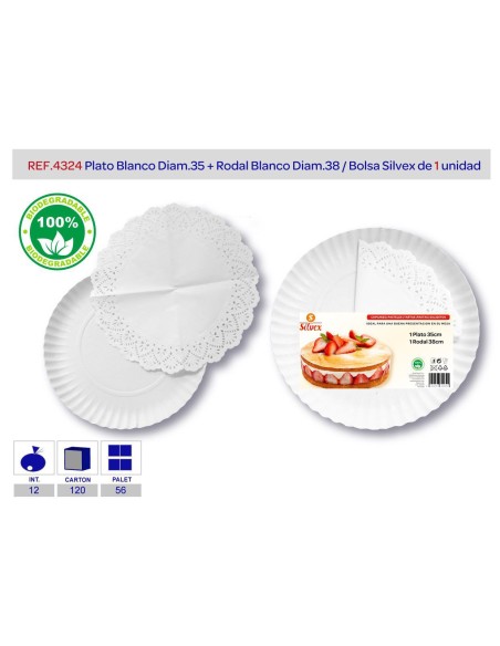 L/1 PLATO BL.+ RODAL DIAM. 35 BL.