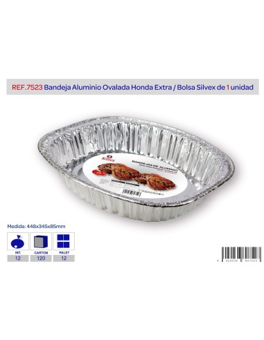 BANDEJA ALUMINIO HONDA EXTRA L. 1