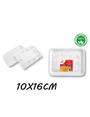L/5 BANDEJA BLANCA 10x16 + BLONDA BLANCA 13x18