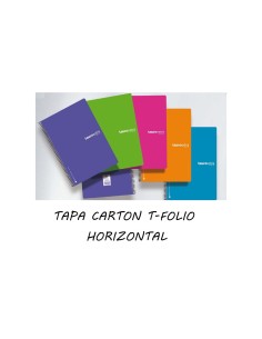 TAURO EXTRA Fº 80H HORIZONTAL TAPA CARTON