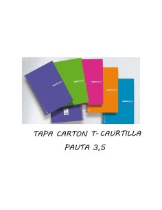 TAURO EXTRA 4º 80H PAUTA 3.5 TAPA CARTON