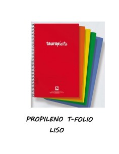 TAURO PLASTIC Fº 80H LISO POLIPROPILENO