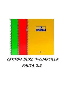 PREMIER 4º 80H 2 RAYAS PAUTA 3.5 CARTON DURO