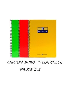 PREMIER 4º 80H 2 RAYAS PAUTA 2.5 CARTON DURO