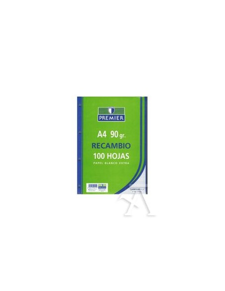 RECAMBIO A4 LISO 100H 4 TAL