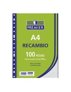 RECAMBIO A4 CUADRO 100H 4 TAL