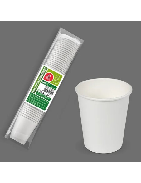 S/50 VASO CARTÓN BLANCO 120 CC