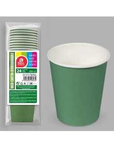 S/24 VASO 200CC CARTON VERDE