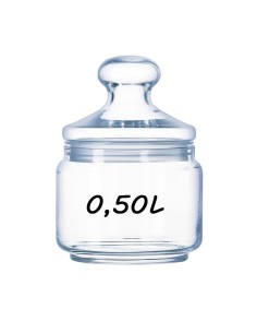 BOTE 0.5L CRISTAL TRANSP