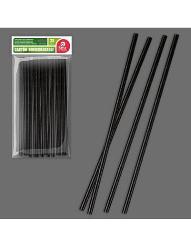 S/25 CAÑA NEGRA CARTÓN 197 X 6 MM