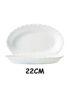 PLATO 22CM LLANO OVAL TRIANON NR LUM