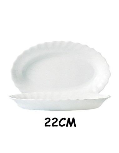 PLATO 22CM LLANO OVAL TRIANON NR LUM