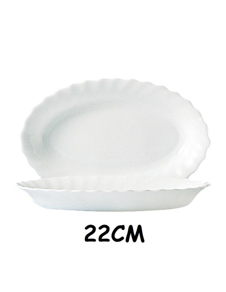 PLATO 22CM LLANO OVAL TRIANON NR LUM