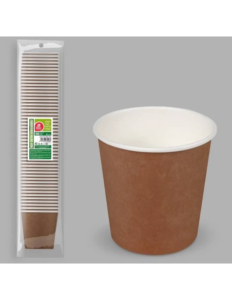 S/50 VASO 80CC CARTON MARRON