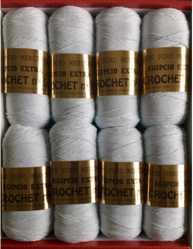 ZEPELINES BLANCO Nº8 CROCHET