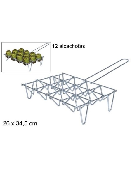 PARRILLA 12 ALCACHOFAS 26X34