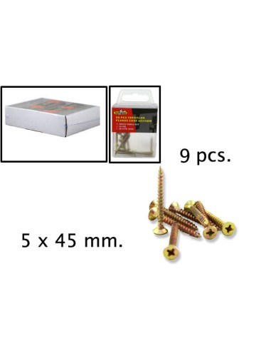 TORNILLO 5X45MM 9UND PLANOS CRUZ
