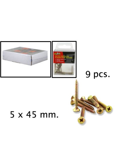 TORNILLO 5X45MM 9UND PLANOS CRUZ