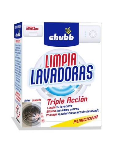 LIMPIA LAVADORAS 250ML CHUBB