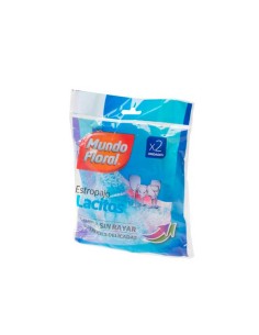 MUNDO FLORAL ESTROPAJO LACITOS x2