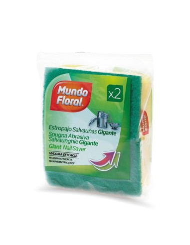 ESTROPAJO SALVAUÑAS GIGANTE PACK 2