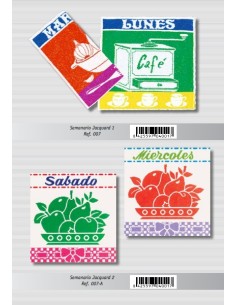 PAÑO SEMANARIO JACQUARD