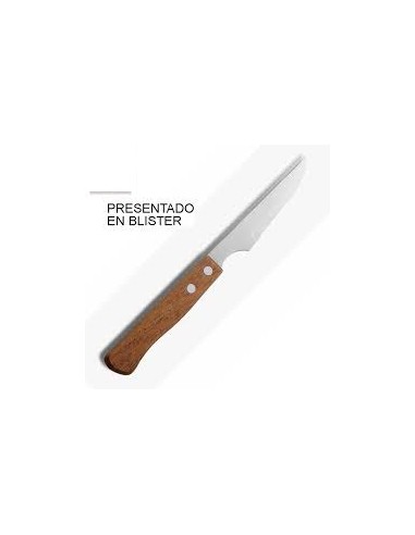 CUCHILLO 0.9MM CHULETERO MANGO MADERA