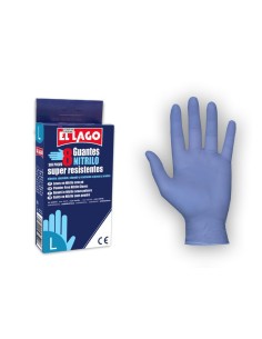 GUANTES 8UND TG NITRILO EL LAGO