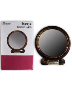 ESPEJO DOBLE CARA 12CM REDONDO