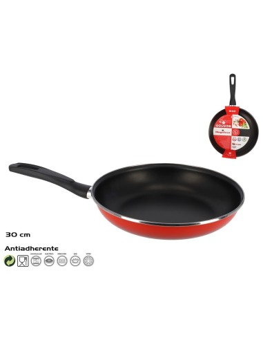 SARTEN 30CM ROSSO MAGEFESA