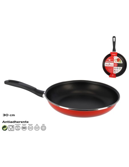 SARTEN 30CM ROSSO MAGEFESA