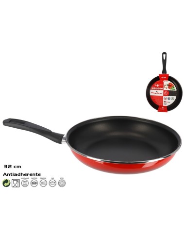 SARTEN 32CM ROSSO MAGEFESA