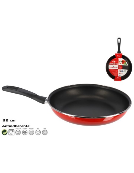 SARTEN 32CM ROSSO MAGEFESA