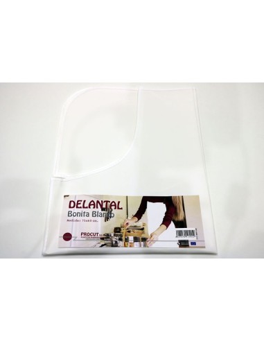 DELANTAL BONITA 75X60 CM BLANCO
