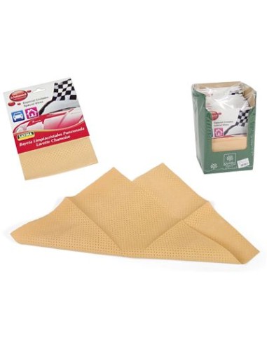 BAYETA GAMUZA PUNZONADA 30X40