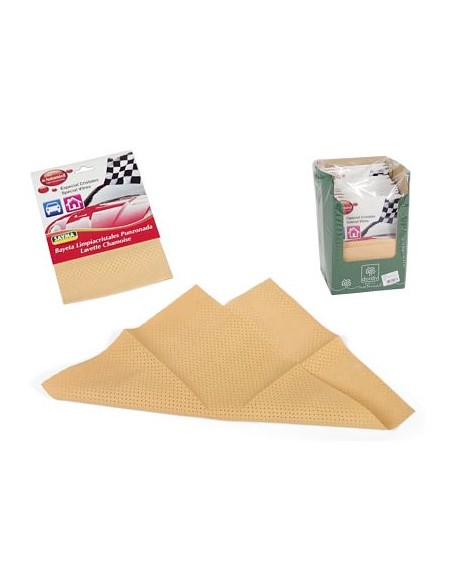 BAYETA GAMUZA PUNZONADA 30X40