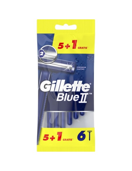 MAQUINILLA AFEITAR GILLETTE 5+1UD BLUE II