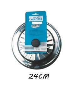 TAPA 24CM MULTIUSO INOX