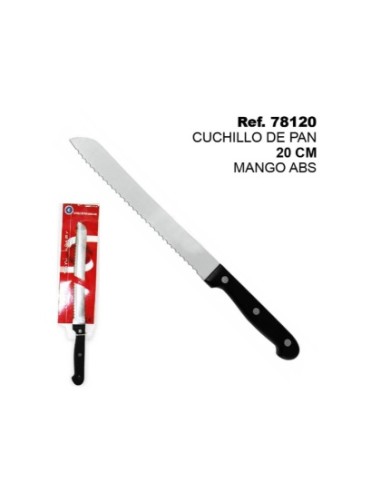 CUCHILLO 20CM DE PAN MANGO ABS