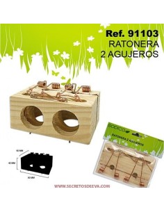 RATONERA 2 AGUJEROS