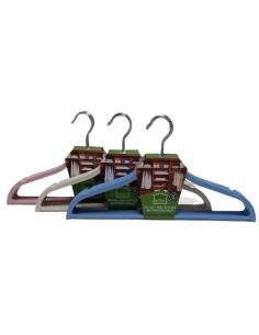 SET DE 6 PERCHAS DE RESINA