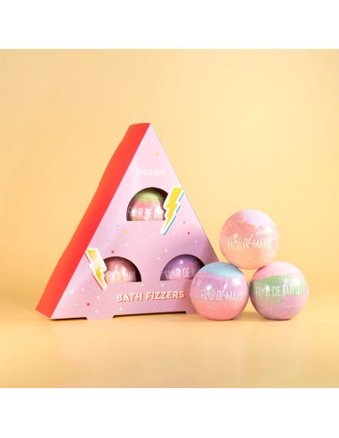 SET BATH FIZZERS 3 BATH BOMBS 160 GR